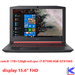 ACER NITRO 5 AN515-  I7-8750H 8G 1TB 128G GTX1060-6G