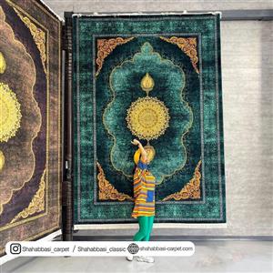 فرش ونوس کد 1200137 سبز