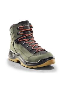 کفش کوهنوردی اورجینال مردانه برند Lowa مدل Renegade Gtx Mıd (forest/orange) کد 7120