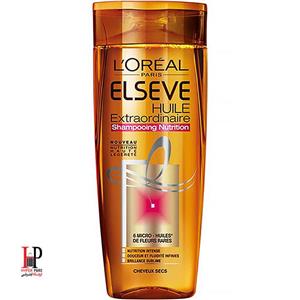 شامپو غنی شده با 6 روغن مغذی السیو لورال (LOREAL) حجم 550 میل  