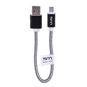 کابل 20 سانتی متری USB به TSCO MICRO USB مدل TC 51N TSCO MICRO USB TO USB TC 51N 20CM CABLE