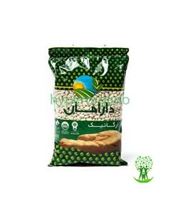 لوبیا سفید ارگانیک دارامان مقدار  900 گرمی Daraman Organic White Bean 0.9Kg