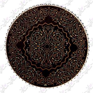 رومیزی مخمل گرد پیچک