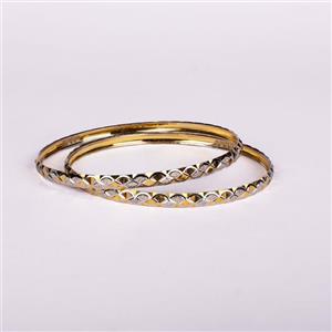 النگو نقره دورنگ کد 154