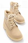 کاترپیلار چکمه و زنانه چرم طبیعی Caramel Nubuck CAT0111000101