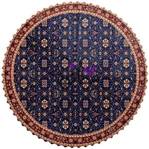 رومیزی مخمل گرد دیبا