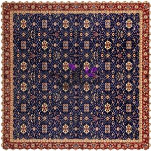 رومیزی مخمل مربع دیبا