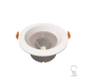 چراغ COB سقفی توکار گرد 65 وات سان لوکس