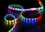 حلقه 25 متری ریسه نواری LED (16 رنگ) Magic RGB با تکنولوژی 5050 و تراکم 60 سان لوکس 