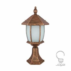 چراغ سردری و سرستونی مدل ویکتوریا خمره ای تکشیدفام