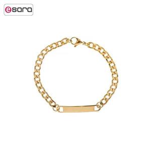 دستبند زنجیری پلاک دار جی دبلیو ال مدل BB-452 JWL BB-452 Bracelet