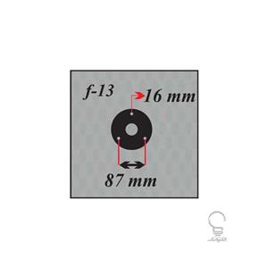 فلنج گرد f-13 بیتانور و تکشیدفام 