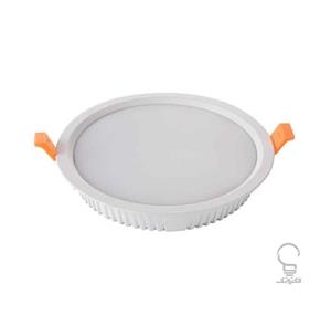 پنل LED بک لایت توکار گرد 24 وات سان لوکس