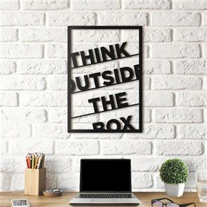 استیکر چوبی آتینو طرح Think outside 