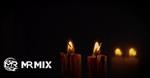 دانلود فوتیج موشن گرافیک : شمع در تاریکی  Two Bloody Candles Turning Off