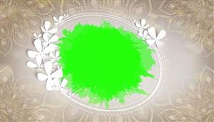 دانلود فوتیج پرده سبز کروماکی اسلایدشو تایتل طلایی