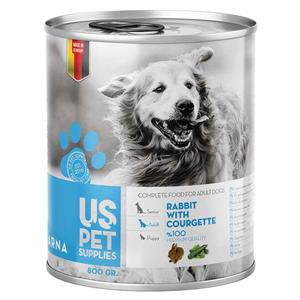 کنسرو غذای سگ یو اس پت مدل Rabbit مقدار 400 گرمی