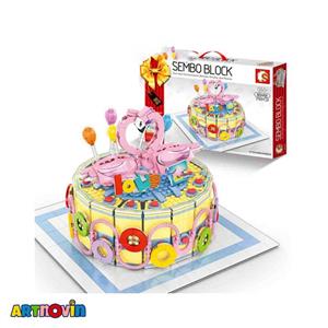 لگو کیک فلامینگو سمبو بلاک