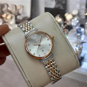 ساعت ویتوریا زنانه دورنگ رزگلد ص نقره ای VT3337