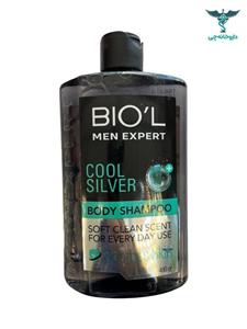 شامپو بدن مردانه کول سیلور بیول 480 گرم biol cool silver
