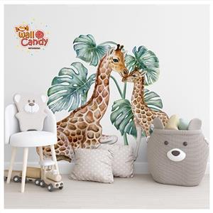 برچسب دیواری بچه زرافه کد can067