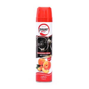 اسپری پولیش داشبورد پاور مدل Peach حجم 300 میلی لیتر