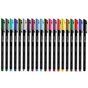 روان نویس 20 رنگ اونر مدل Fineliner 221221 Owner Fineliner 221221 20 Color Rollerball Pen