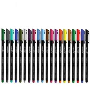 روان نویس 20 رنگ اونر مدل Fineliner 221221 Owner Fineliner 221221 20 Color Rollerball Pen