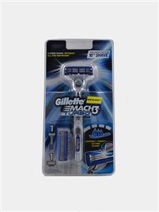 خود تراش ژیلت مدل Mach3 Turbo همراه با تیغ یدک