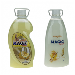 مایع ظرفشویی مجیک پاور مدل Lemon به همراه مایع دستشویی مجیک پاور مدل Honey Milk