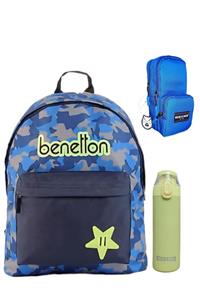 کیف مدرسهطرح دار زنانه United Colors of Benetton BNTNASKERSET8 