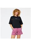 تی شرت فاق نرمال کوتاه طرح دار زنانه New Balance APP225