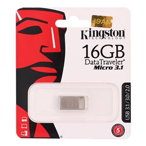 فلش مموری Kingston 16GB مدل DT micro 3.1 