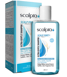 اسکالپیا شامپو مناسب برای موهای تازه کاشته شده، بسیار حساس شکننده 