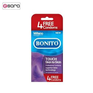 کاندوم نازک بونیتو مدل Touch Skin to Skin بسته 16 عددی 
