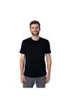 تی شرت فاق نرمال کوتاه طرح دار مردانه New Balance MNT3021-BK