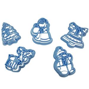 کاتر شیرینی و بیسکوبیت مدل کریسمس بسته 5 عددی