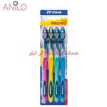 Trisa Super Promo Flexible Head Soft Toothbrush 4pcs