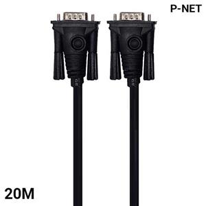 کابل VGA 3 4 پک 30 متری پی نت