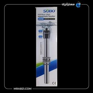 بخاری استیل آکواریوم سوبو مدل 304 توان 200 وات
