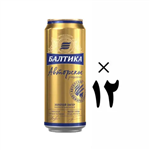 آبجو طلایی بدون الکل بالتیکا 12 عددی Baltika