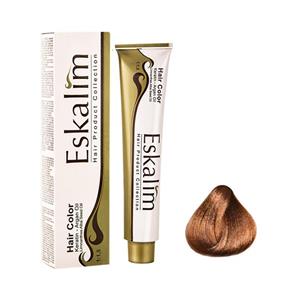 رنگ مو اسکالیم شماره 7.42 حجم 100 میلی لیتر رنگ بلوند فندوقی متوسط