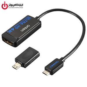 مبدل MHL 3.0 تصویر Micro USB به HDMI برند آنتن OTN-3260                                         Onten OTN-3260 Micro USB To HDMI MHL 3.0 Adapter 