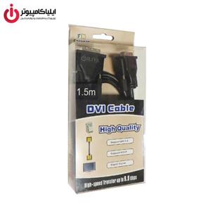 کابل تصویر DVI I Dual Link برند فرانت مدل FN DCBI15 به طول 1.5 متر Faranet Cable 1.5m دو سر نر 5 24 پین 