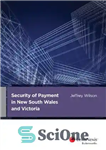 دانلود کتاب Security of payment in New South Wales and Victoria – امنیت پرداخت در نیو ساوت ولز و ویکتوریا