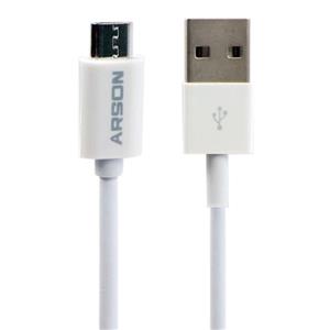 کابل شارژ USB به microUSB آرسون مدل AN-L02 طول 1متر 