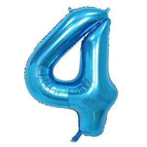 بادکنک فویلی طرح عدد 4