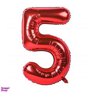 بادکنک فویلی طرح عدد 5