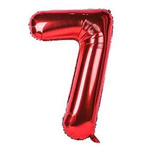 بادکنک فویلی طرح عدد 7