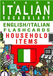 دانلود کتاب Learn Italian Vocabulary – English/Italian Flashcards – Household Items – لغات ایتالیایی را یاد بگیرید – فلش کارت...